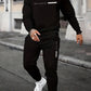 Pánské retro tisk business sweatshirt oblek