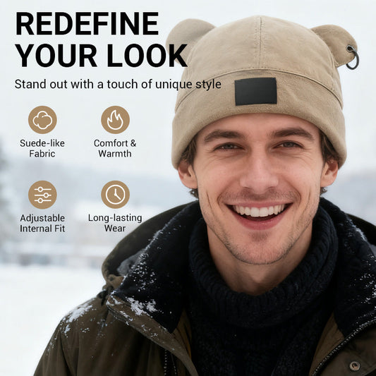 🧢 Streetwearová čepice Docker s medvědími ušima